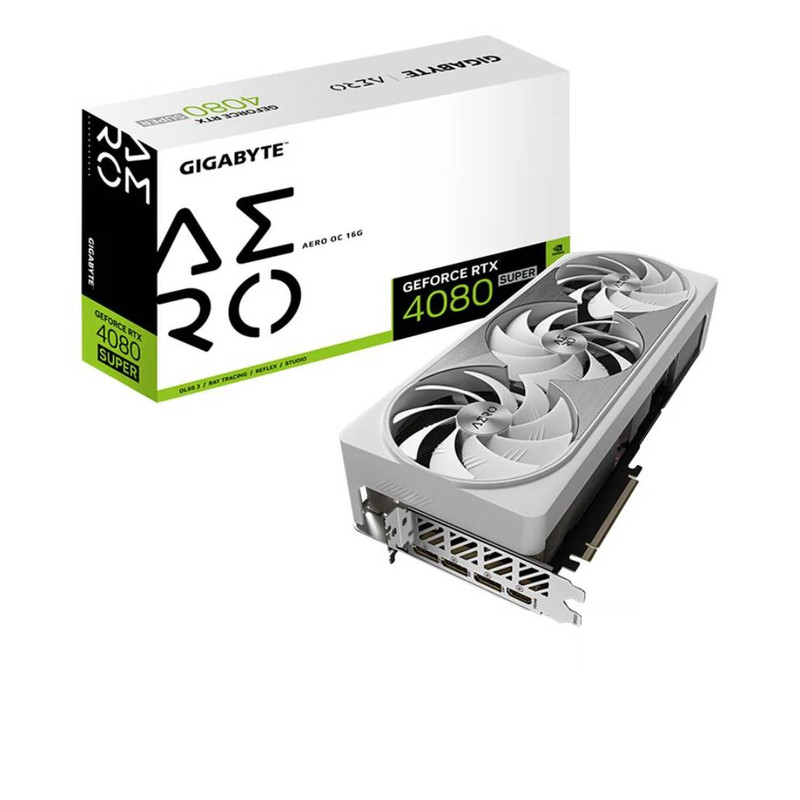 Gigabyte GeForce RTX 4080 SUPER AERO OC Graphics Card - White Edition - كرت شاشة